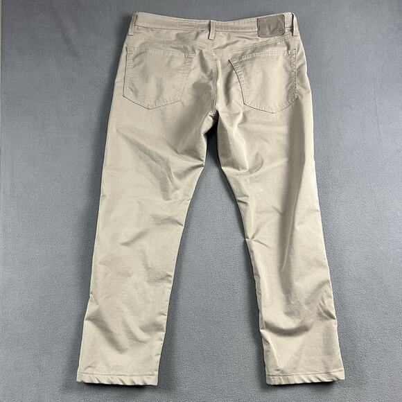 AG Adriano Goldschmied The Everett Jeans Mens 36X28 Beige Slim Straight Preppy - Picture 6 of 12